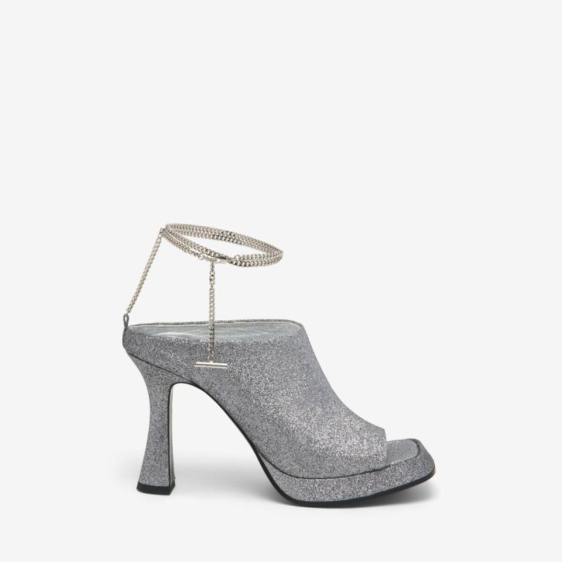 ALEXANDER MCQUEEN - The Flare Platform Sandal - Item 814231WTAAC1500
